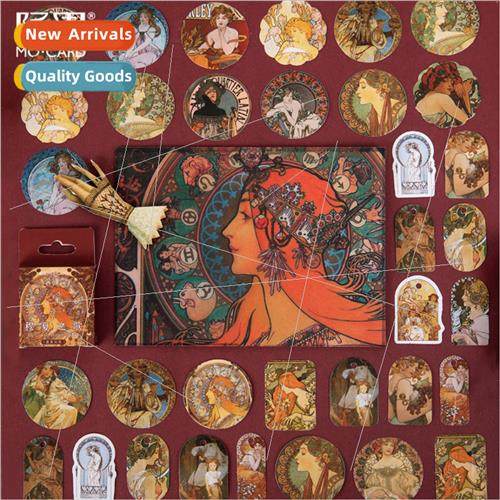 Boxed Stickers Musha Song 45pcs Handbook Notes Decorative St