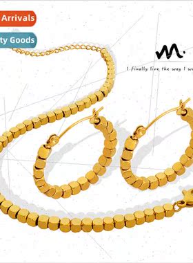 Europe Women Accessories Lola Tanium Steel Gold-Plated Remov