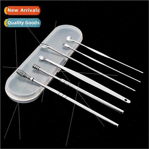 6 pcs Set Ear Scoop Ear Hollowing Set Adult Ear Collection T