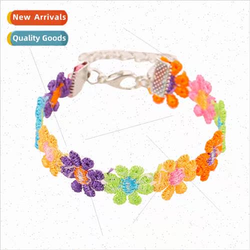 Colorful Flower Bracelet Women New Fashion  Small Flower Nec