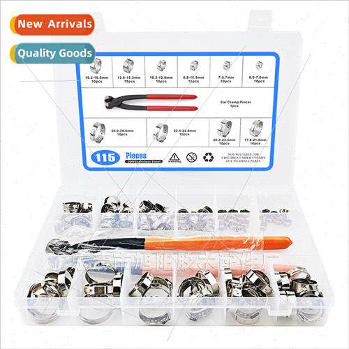 115pcs boxed set 304 clamps wh clamping pliers ngle lug elec