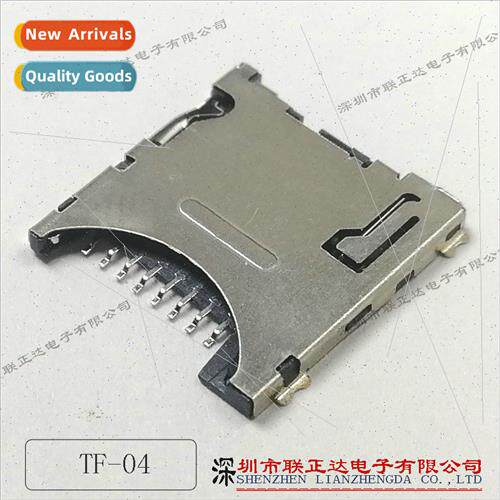 -Ejecting TF Card Holder External Soldering Type Small Memor