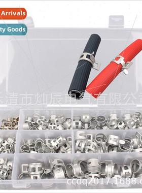 160PCS Elastic Pipe Clamps Hoops Pipe Bands Throat Bands Cla