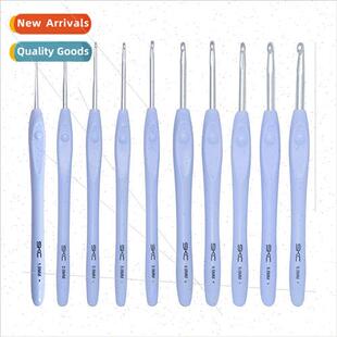 Colorful Sweater Needle Tool Crochet Hook TPR Soft Shank Alu