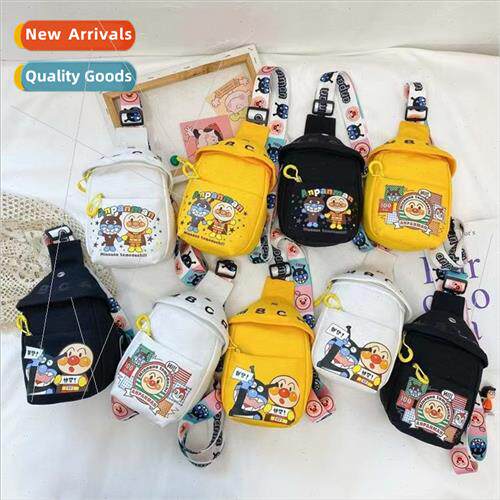 Children chest bag canvas bag new 2023 kindergarten bread su