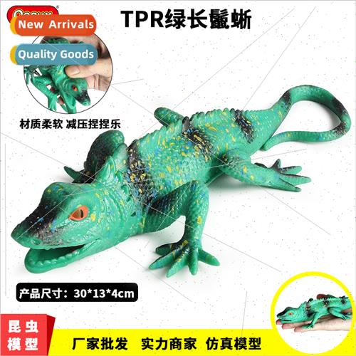 Decompression venting green long iguana toys children toys T