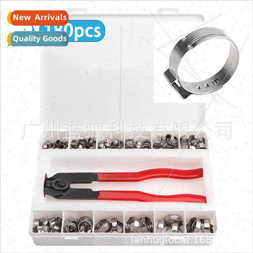 ngle ear induction clamp hoop set 180pcs boxed stainless ste