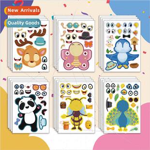 CM2210003 Stickers Kids Cartoon Stickers Animal DIY Stickers