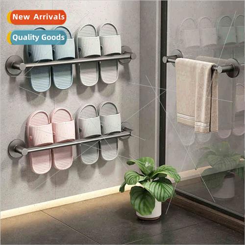 Bathroom draining rack slipper rack wall-mounted bathroom wa