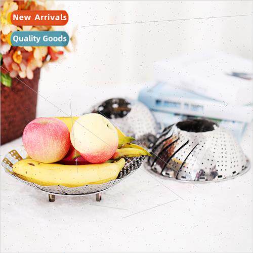 Household stainless steel telescopic change Lotus Steamer Fr