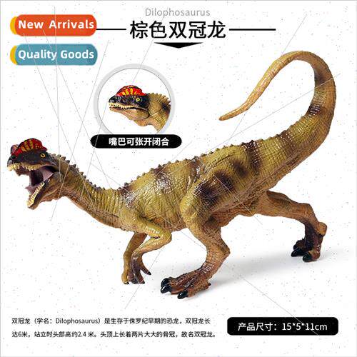 static plastic model solid wildlife model double crown drago