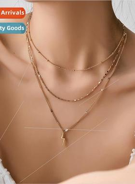 Europe Hundred Necklace Minimalist Multi-layer Stacking ghtn