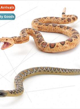 wild python rattlesnake model mini amphibious crawling cold-