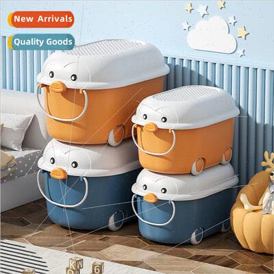 Toy storage boxes penguin fun Legos cartoon household plasti