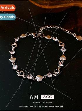Zirconia Love Bracelet Fashion Korea ins niche bracelet Hund
