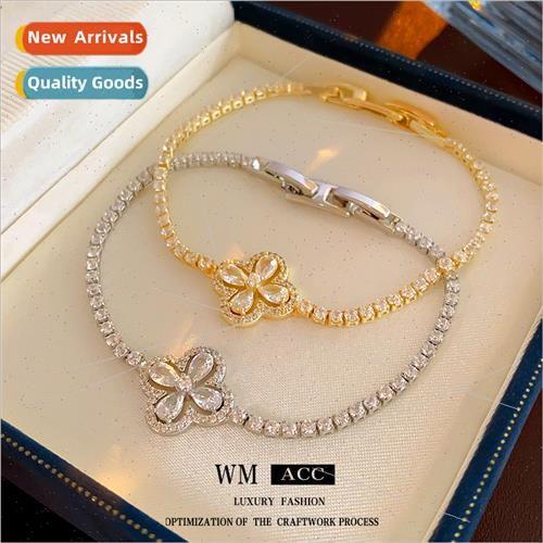 zirconia flower snap bracelet hundred bracelets bracelet jew