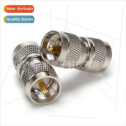 UHF-JJ UHF Male to Male All Copper ckel Plated Pin Gold Plat