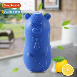 Toilet Bowl Cleaner Bear Blue Bubble Odor Elimination Urine