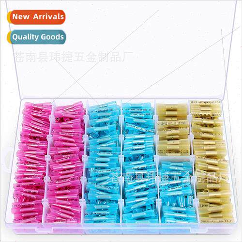 660pcs Heat Shrinkable Terminals Red Blue Yellow Three Color