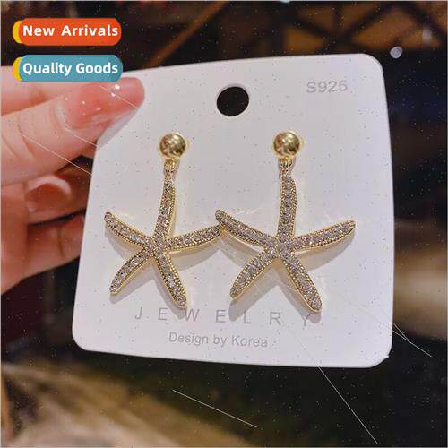 925 silver needle Korea new simple fun Mori full diamonds st