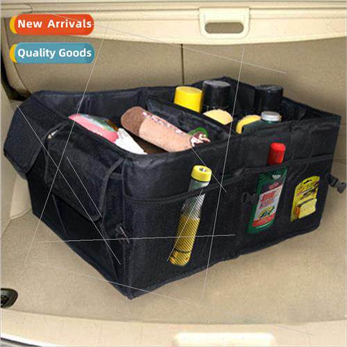 Car Storage Box Multi-functional Folding Organizer Car Backu