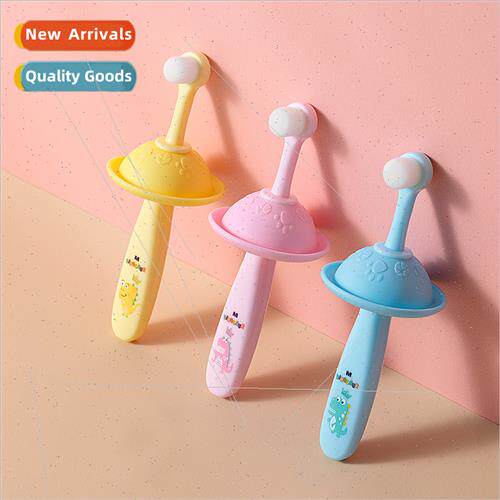 Children round head cloud soft ten thousbristles toothbrush