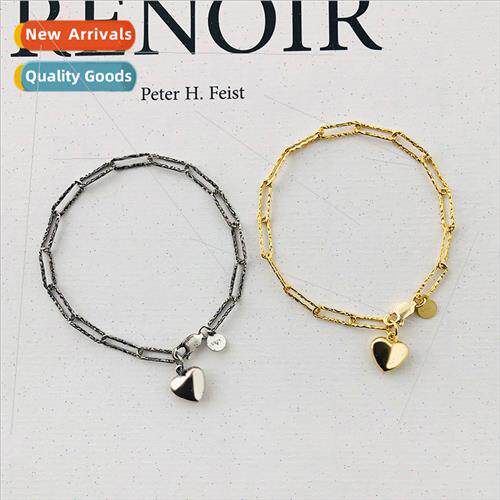 S925 silver new Korea love bracelet female ins tide fashion