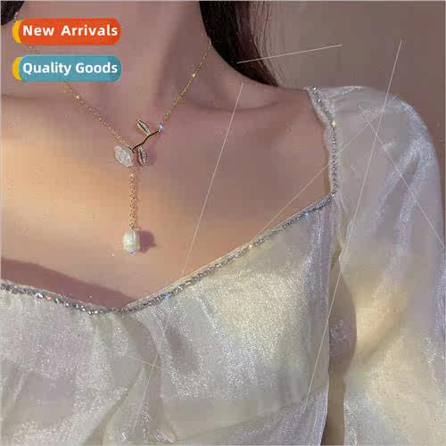 Female gentle flowers camellia accessories necklace jewelry
