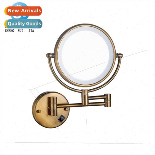 LED ghted Double ded Chrome Beauty Mirror wh ghts Cosmetic M