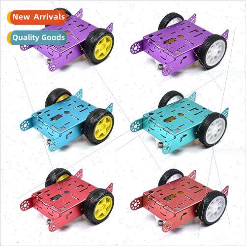 2WD aluminum alloy intelligent small pull kit robot car meta