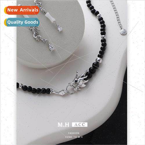 Dragon Beaded Necklace Women Vintage Delicate che Sweater Ch