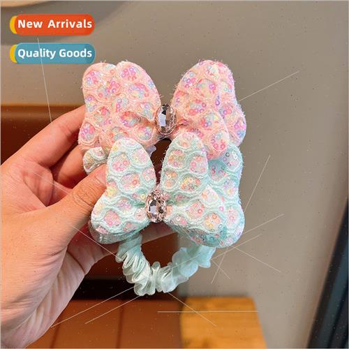 Girls rhinestone butterfly hair bheaddress girl princess tie