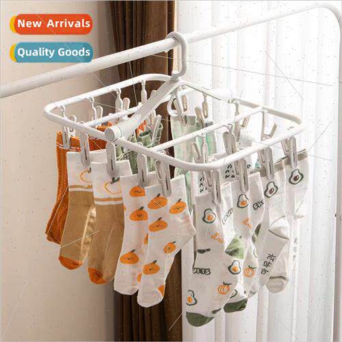 Drying rack multi clip socks home drying sock rack student d