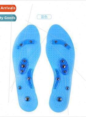 Magnetic stone massage insole men women foot acupoints sweat