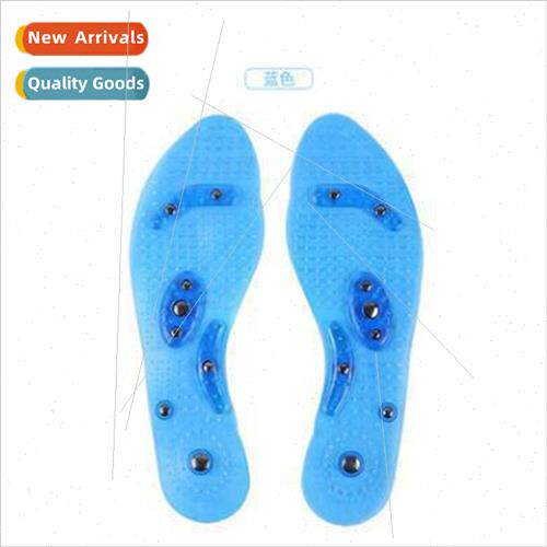 Magnetic stone massage insole men women foot acupoints sweat