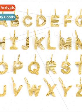 New 26 English letters jewelry pendant stainless steel lette