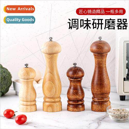 Solid Wood New Pepper Grinder Kchen Tools Manual Pepper Grin