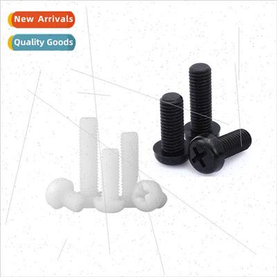 Black Whe Nylon Phillips Round Head Machine Screws PM Philli