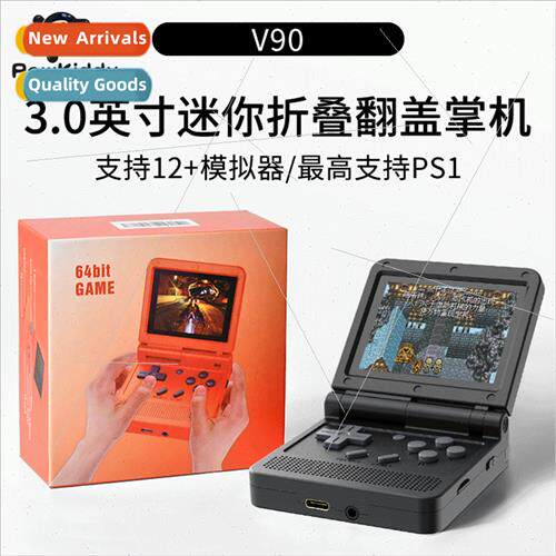 V90 game console handheld mini handheld flip PS open source