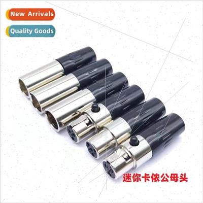 Mini XLR 3-pole 4-pole 5-pole male female plugs MINI XLR mic