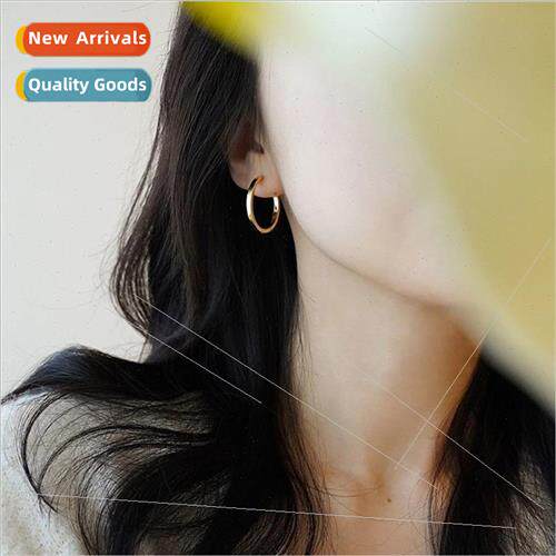French circle earrings 2022 new tide earrings niche vegetari