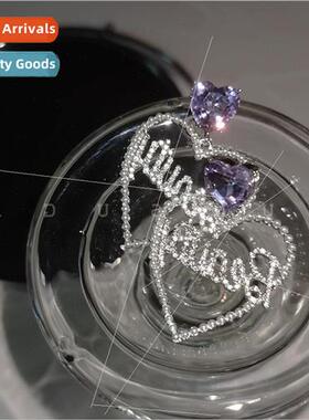 Spice Girls Dreamy Purple Heart Girl Earrings Barbie Girls S