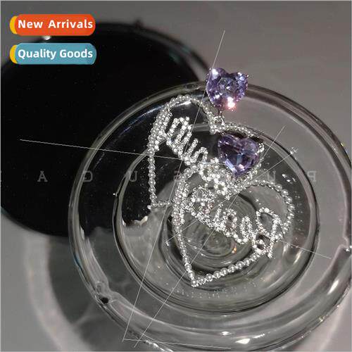 Spice Girls Dreamy Purple Heart Girl Earrings Barbie Girls S