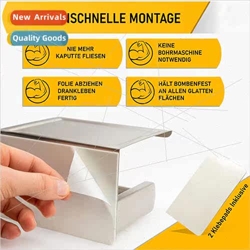 Stainless Steel Wall Mounted Paper Towel Holder Brushed Bath