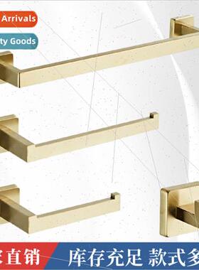 Bathroom 304 Paper Towel Holder Set Bathroom Brushed Gold Ac