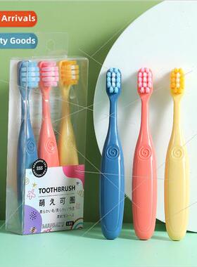 Candy Color Children Toothbrush Soft Bristles 3pcs Baby 2-6
