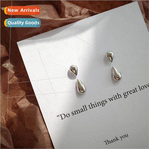 New Korea earrings female simple small drop earrings a two w