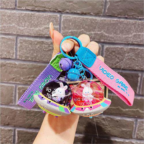 Time to fly bag pendant cartoon doll car charm jewelry key c