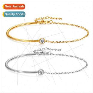 Ins Korea niche simple hundred wh tanium steel gold wh zirco