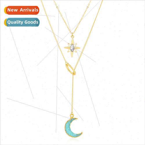 Europe popular fashion multi-layer necklace creative horse e